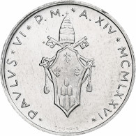 Vatican, Paul VI, 1 Lire, 1976 (Anno XIV), Rome, Aluminium, SPL+, KM:116 - Vaticaanstad