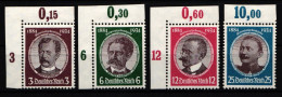Deutsches Reich 540-543 Postfrisch Marken Postfrisch, Falz Auf Rändern #JZ956 - Otros & Sin Clasificación