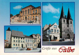73946839 Calbe_Saale Rathaus Stephanskirche Markt Mit Hexenturm - Other & Unclassified