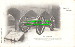 R500527 Tower Of London. Gun Carriage. Gale And Polden. The Wellington Series. 1 - Other & Unclassified