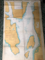 World Maps Old-little Cumbrae Island To Cloch Point 1969 Before 1975-1 Pcs - Carte Topografiche