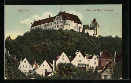 AK Landshut, Teilansicht Des Ortes Unterhalb Burg Trausnitz  - Landshut