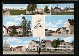 AK Etting, Kirche, Marktplatz, Schule  - Sonstige & Ohne Zuordnung