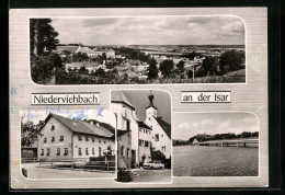 AK Niederviehbach / Isar, Flusspartie, Dominikanerinnenkloster St. Maria  - Sonstige & Ohne Zuordnung