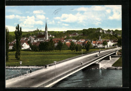 AK Dingolfing / Isar, Flusspartie Von Der Isarbrücke  - Dingolfing