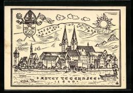 AK Tegernsee, Abtei Tegernsee 1640  - Tegernsee