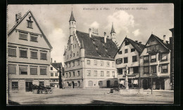 AK Biberach / Riss, Blick Auf Den Marktplatz Mit Rathaus  - Biberach