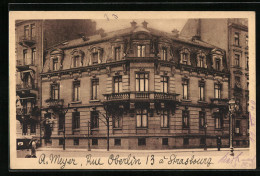 CPA Strassburg, Haus A. Meyer, Rue Oberlin 13  - Sonstige & Ohne Zuordnung
