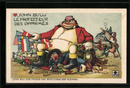 AK John Bull, Le Protecteur Des Opprimés  - Guerre 1914-18