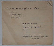 Argentine - Programme D'événements Lyriques (1944) - Plakate & Poster