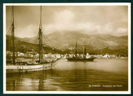 BG009 - FORMIA PANORAMA DAL PORTO - NAVI BOAT SHIP - 1935 - LATINA - Altri & Non Classificati