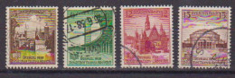 GERMANIA REICH TERZO REICH 1938 16° FESTA SPORTIVA E GINNICA DI BRESLAVIA UNIF. 608-611   USATO VF - Used Stamps