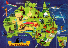 17-5-2024 (5 Z 25) Map Of Australia - Cartes Géographiques