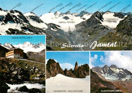 73757892 Jamtalhuette 2165m Sivretta AT Panorama Jamtalhuette Zahnspitze Paulcke - Altri & Non Classificati