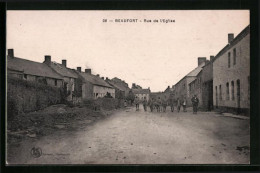 CPA Beaufort, Rue De L`Eglise  - Otros & Sin Clasificación