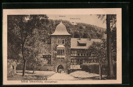 AK Schaumburg / Wesergebirge, Schloss Mit Paschenburg Im Hintergrund  - Schaumburg