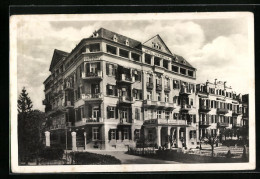 AK Franzensbad, Hotel Königsvilla Von Der Strasse Gesehen  - Tchéquie