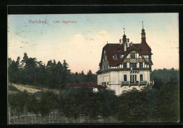 AK Karlsbad, Cafe Jägerhaus In Waldlandschaft  - Czech Republic