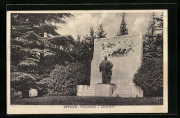 Cartolina Brescia, Monumento A Zanardelli  - Brescia