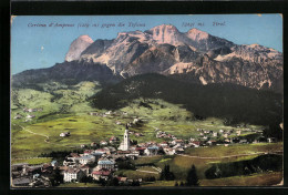 Cartolina Cortina D`Ampezzo, Teilansicht Gegen Die Tofana  - Sonstige & Ohne Zuordnung