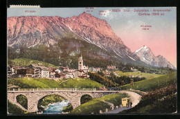 Cartolina Cortina, Ampezzotal Mit Mte Faloria, Pta Nera Und Mte Antelao, Dolomiten  - Otros & Sin Clasificación