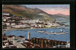 AK Monaco, Vur Sur Le Port, La Condamine Et Monte Carlo  - Other & Unclassified