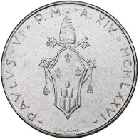 Vatican, Paul VI, 50 Lire, 1976 (Anno XIV), Rome, Acier Inoxydable, SPL+, KM:121 - Vaticano
