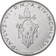 Vatican, Paul VI, 100 Lire, 1976 (Anno XIV), Rome, Acier Inoxydable, SPL+ - Vatican