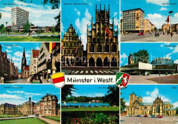 72662085 Muenster Westfalen Rathaus Stadtweinhaus Aa See Schloss Prinzipalmarkt  - Münster