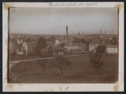 Fotografie Brück & Sohn Meissen, Ansicht Grossröhrsdorf, Blick Auf Die Agnesstrasse Mit Fabrikgebäude  - Places