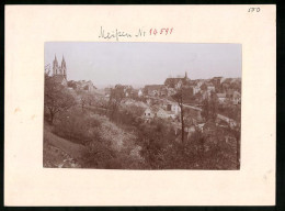 Fotografie Brück & Sohn Meissen, Ansicht Meissen, Blick Auf Obermeisa Und Hintermauer Mit St. Afra Kirche  - Places