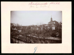 Fotografie Brück & Sohn Meissen, Ansicht Bischofswerda, Partie Am Mühlteich Mit Blick Auf Die Kirche  - Places