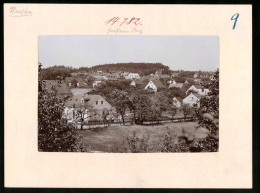 Fotografie Brück & Sohn Meissen, Ansicht Hartha I. Sa., Gesamtansicht Des Ortes Mit Wohnhäusern  - Places