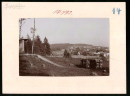 Fotografie Brück & Sohn Meissen, Ansicht Spechtshausen, Teilpanorama Des Ortes Vom Wald Aus Gesehen  - Places