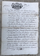 DOUBLE PAGE Année 1791 Pour Joseph DETRUCHE De LUCINGE ( LUCINGES 74 ) Fait à BONNE ( BONNEVILLE 74) HAUTE SAVOIE - Historische Documenten