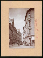 Fotografie Brück & Sohn Meissen, Ansicht Meissen I. Sa., Blick In Die Marktgasse, Goldschmied Thierbach, K. Ackermann  - Lieux