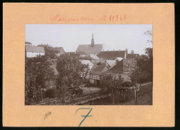 Fotografie Brück & Sohn Meissen, Ansicht Panschwitz-Kuckau, Ortsansicht Mit Blick Auf Die Klosterkirche St, Marienste  - Orte