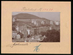 Fotografie Brück & Sohn Meissen, Ansicht Karlsbad, Blick über Die Gartenzeile  - Orte