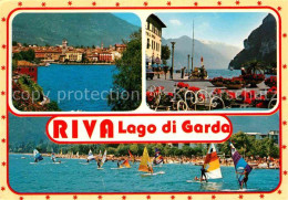 72661172 Riva Del Garda Strand Promenade Riva Del Garda - Autres & Non Classés
