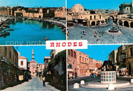 72661134 Rhodes Rhodos Greece Altstadtpartien Hafen Rhodes - Greece