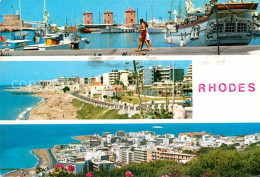 72658322 Rhodes Rhodos Greece Hafen Boot Strand Rhodes - Grèce