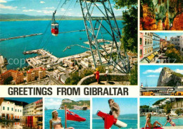 72658320 Gibraltar Luftseilbahn Affe Flughafen Gibraltar - Gibilterra
