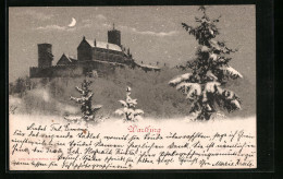 AK Wartburg In Sternklarer Winternacht  - Other & Unclassified