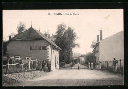 CPA Mailly, Rue Du Camp  - Mailly-le-Camp