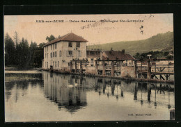 CPA Bar-sur-Aube, Usine Gadenne, Montagne Ste.Germaine  - Bar-sur-Aube