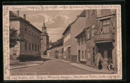 AK Bad Berka, Einblick In Die Kirchstrasse  - Bad Berka