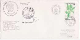 TAAF Lettre Marion Dufresne 20 3 1986 MD4 Naska Pour Grastien Argentre Du Plessis - Storia Postale
