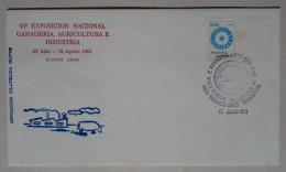 Argentine - Enveloppe Premier Jour, Thème 95ème Exposition Rurale (1981) - Nuevos