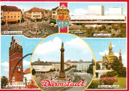 72654309 Darmstadt Ludwigsplatz Staatstheater Hochzeitsturm Luisenplatz Russisch - Darmstadt