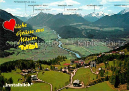 72654269 Moesern Inntalblick Fliegeraufnahme Mieminger Plateau Lechtaler Alpen M - Autres & Non Classés